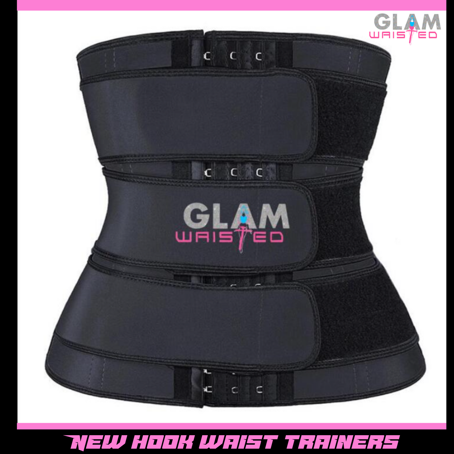 Glam Waisted 3 strap Corset Waist Trainer