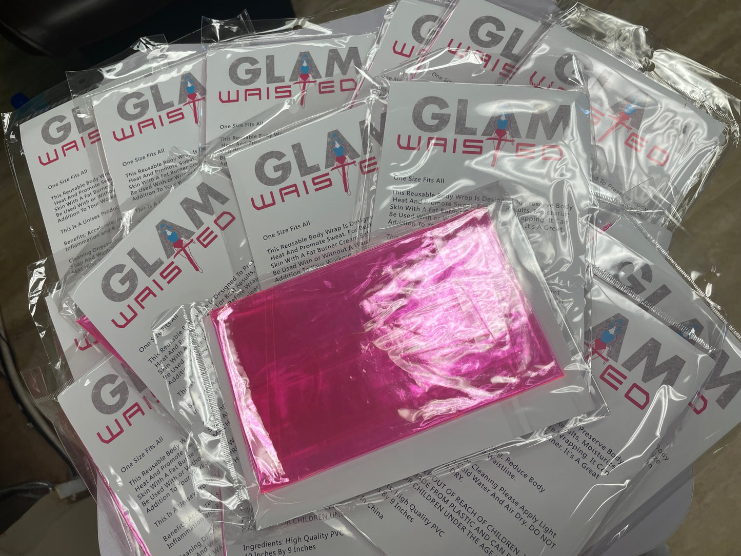 Glam waisted reusable body wrap