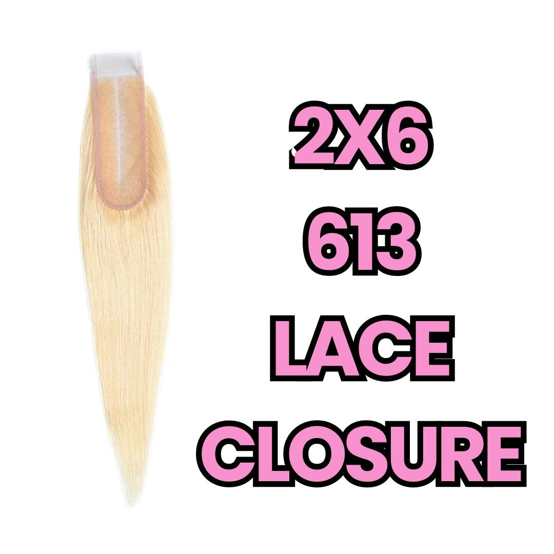 613 2X6 HD Lace Closures
