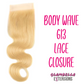 613 Russian Blonde 4X4 Lace Closures